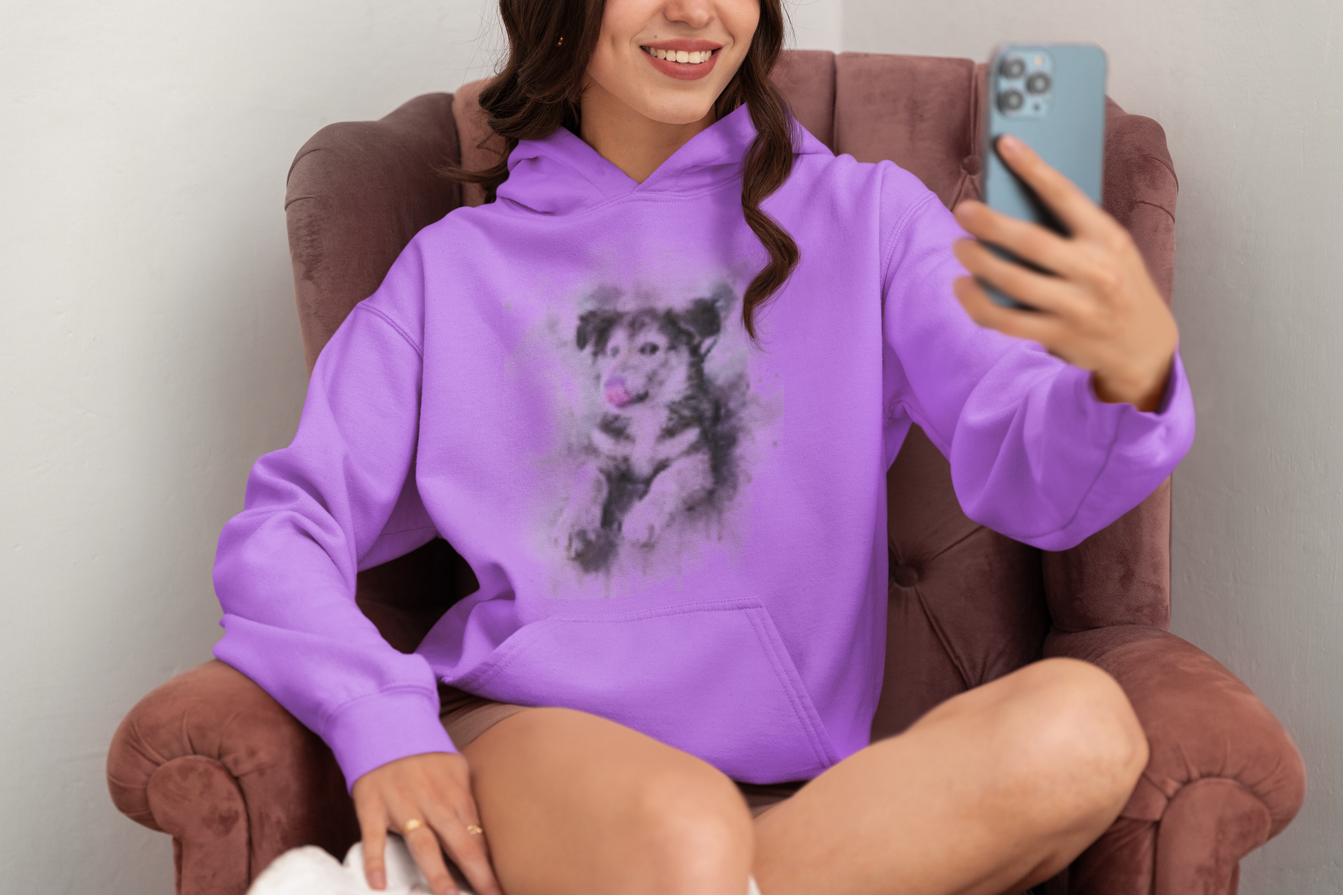 Custom Pet Art Women's Hoodie